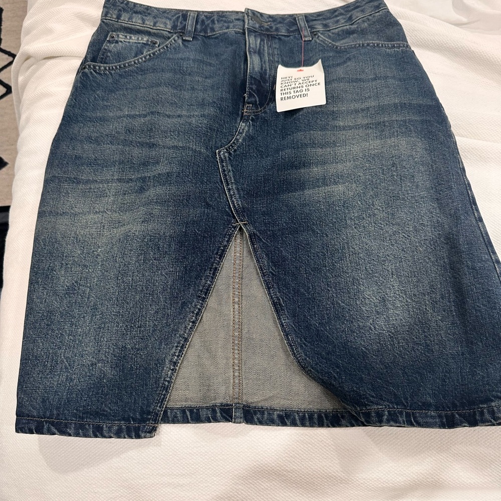NWT never worn denim skirt from Top Shop